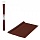 Бумага гофрированная (креповая) ПЛОТНАЯ, 32 г/м2, коричневая, 50×250 см, в рулоне, BRAUBERG