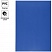 превью Обложка А4 OfficeSpace «PVC» 180мкм, «Кристалл» прозрачный синий пластик, 100л. 