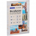 Фотобумага А4 для стр. принтеров OfficeSpace, 140г/м2 (50л) мат. одн. 