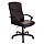 Кресло офисное CH-600SL, хром, ткань-сетка/кожзам, черное