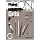Скетчбук - альбом для смешанных техник 20л., А5, на склейке Clairefontaine «Paint'On Grey», 250г/м2, серый