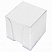 превью Блок для записей STAFF в подставке прозрачной, куб 9×9×9 см, белый, белизна 90-92%