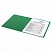 превью Папка с металлическим пружинным скоросшивателем BRAUBERG, картон/ПВХ, 35 мм, зеленая, до 290 листов