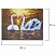 превью Картина стразами (алмазная мозаика) 30×40 см, ОСТРОВ СОКРОВИЩ «Лебеди», без подрамника