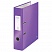 превью Папка-регистратор LEITZ, механизм 180°, с покрытием пластик, 80 мм, фиолетовая