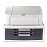 превью Подставка для принтера или монитора BRAUBERG, с 1 полкой и 3 ящиками, 380×275×150 мм