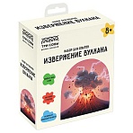 Набор для проведения опытов ТРИ СОВЫ «Извержение вулкана», картонная коробка, европодвес