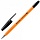 Ручка шариковая BRAUBERG «M-500 ORANGE», ЧЕРНАЯ, корпус оранжевый, узел 0.7 мм, линия письма 0.35 мм