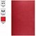 превью Обложка А4 OfficeSpace «Лен» 250г/кв. м, красный картон, 100л. 