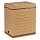 Короб архивный BRAUBERG, 26,5x40,5x33 см, надстраиваемый, с крышкой, картон, бурый