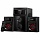 Колонки компьютерные SVEN AC MS-302, 2.1, 40 Вт, FM-тюнер, USB, SD, MP3-плеер, дерево, черные