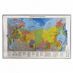 Коврик на стол «Россия и сопредельные государства» (380х590мм, цветной, ПВХ)