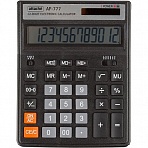 Калькулятор настоль. ПОЛНОРАЗМ. Attache AF-777.12р, дв. пит,200×155мм, черный