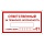 Наклейка напольная «ДЕРЖИТЕ ДИСТАНЦИЮ-ОЖИДАЙТЕ ТУТ», красная, 500×500 мм, самоклеящаяся