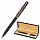 Ручка подарочная шариковая GALANT «SFUMATO GOLD», корпус металл, детали розовое золото, узел 0.7 мм, синяя