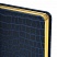 превью Ежедневник недатированный А5 (138×213 мм) BRAUBERG «Comodo», под кожу, 160 л., темно-синий