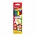 превью Карандаши цветные BRAUBERG, 6 цветов, утолщенные, трехгранные, картонная упаковка, с изображением мальчика
