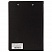 превью Папка-планшет МАЛЫЙ ФОРМАТ (180×255 мм) А5, BRAUBERG, с прижимом и крышкой, картон/ПВХ, черная