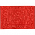 Обложка для паспорта OfficeSpace «Россия» кожа, тиснение, красная