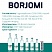 превью Вода газированная минеральная BORJOMI (БОРЖОМИ), 0.5 л, стеклянная бутылка, 12шт/уп