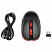 превью Мышь беспроводная GEMBIRD MUSW-350, USB, встроенный аккумулятор, 3 кнопки + 1 колесо-кнопка, оптическая, черно-красная