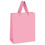 Пакет подарочный 33×42×12см MESHU «Monocolor. Pink», отд. фольгой, матовая ламинация