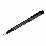 Ручка перьевая Delucci «Antica» черная, 0.8мм, корпус графит/черный, подарочный футляр