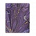 превью Бизнес-тетрадь Attache Selection Fluid A5 120 листов фиолетовая в клетку на кольцах (185×218 мм)