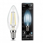 Лампа светодиодная Gauss LED Filament 11 Вт E14 свеча 4100 К нейтральный белый свет