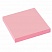 превью Блок самоклеящийся (стикер) STAFF, 50×50 мм, 100 л., розовый
