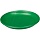 Тарелка одноразовая Комус пластиковая зеленая 165 мм 50 штук в упаковке