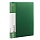 Папка 80 вкладышей BRAUBERG «Office», зеленая, 0.8 мм