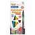 превью Карандаши цветные пластиковые, BRAUBERG PREMIUM 12 цветов + 1 чернографитный карандаш, трехгранный корпус, грифель 3 мм