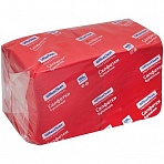 Салфетки бумажные OfficeClean Professional «Profi Pack», 1 слойн., 24×24см, красные, 400шт. 
