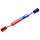 Маркер для белых досок двухсторонний Luxor «Duorite» синий/красный, пулевидный, 1-3мм