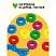 превью Развивающая игрушка ТРИ СОВЫ Шнуровка «Бусы цветные», дерево, 10 колец