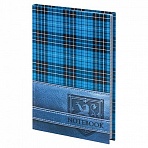 Блокнот 7БЦ, А5, 96 л., обложка ламинированная, клетка, BRAUBERG, «Шотландка», 135×206 мм
