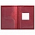 превью Обложка для паспорта натуральная кожа галант, «PASSPORT», красная, BRAUBERG, 237178