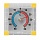 Термометр оконный, крепление на липучку, диапазон от -50 до +50°C, ПТЗ
