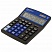 превью Калькулятор настольный BRAUBERG EXTRA-12-BKBU (206×155 мм), 12 разрядов, двойное питание, ЧЕРНО-СИНИЙ