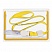 превью Бейдж школьника BRAUBERG, 55?90 мм, горизонтальный, на ленте со съемным клипом, желтый