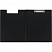 превью Папка-планшет с крышкой Attache пластиковая черная (1.2 мм)