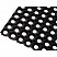 превью Коврик напольный RH резиновый 500×1000×16 мм черный