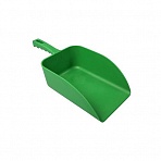 Совок ручной FBK 160×360 мм пластиковый зеленый