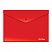 превью Папка-конверт на кнопке Berlingo, А4, 180мкм, непрозрачная, красная