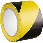 Сигнальная клейкая лента для разметки желтая/черная 75 мм x 30 м (KMSW07533)