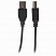 превью Кабель USB 2.0 AM-BM, 3 м, SONNEN Premium, медь, для периферии, экранируемый, черный, 513129