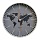 Часы настенные TROYKA 77777733, круг, серые, серебристая рамка, 30.5×30.5×5 см