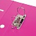 превью Папка-регистратор BRAUBERG «EXTRA», 75 мм, розовая, двустороннее покрытие пластик, металлический уголок, 228575