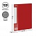 превью Папка с боковым зажимом СТАММ «Стандарт» А4, 17мм, 700мкм, пластик, красная